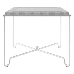 Table Tropique 90x90x75 cm, Classic white semi matt