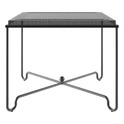 Table Tropique 90x90x75 cm, Classic black