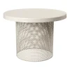 Table Tulina Ø50x36 cm, Off white