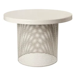 Table Tulina Ø50x36 cm, Off white