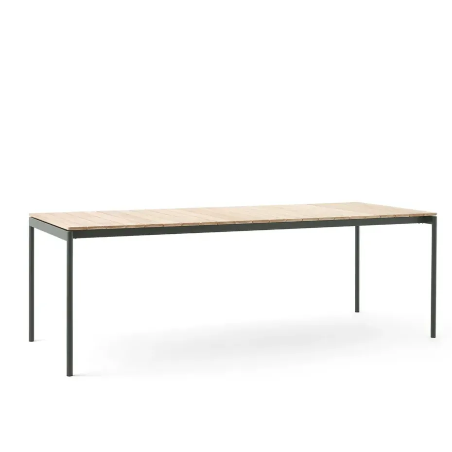 Table Ville AV26 large 220x90 cm, Bronze green