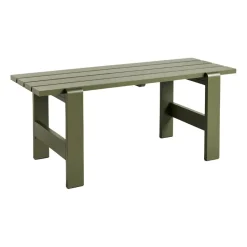 Table Weekday 180x66 cm pin laqué, Olive