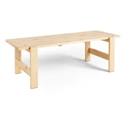 Table Weekday 230x83 cm pin laqué, Natural