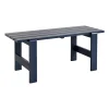 Table Weekday 180x66 cm pin laqué, Steel blue