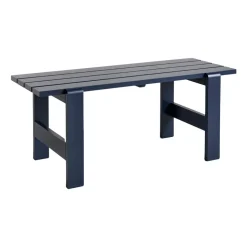 Table Weekday 180x66 cm pin laqué, Steel blue