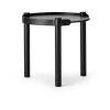 Table Woody Ø45 cm, Chêne teinté noir