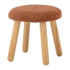Tabouret Aksel, Marron