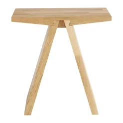 Tabouret Angle 45x45x29 cm, Chêne