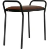 Tabouret Anyone, noir-cognac vintage