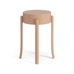 Tabouret Avavick, Bouleau-beige pink