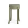 Tabouret Avavick, Bouleau-moss green