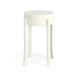 Tabouret Avavick, Bouleau-soft white