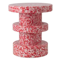 Tabouret Bit Stack, Rouge