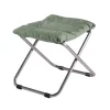Tabouret Chico Soft, Sage green-support en aluminium