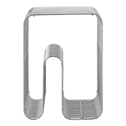 Tabouret Curva, argent