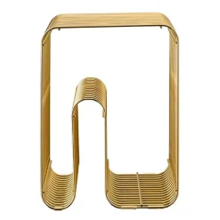 Tabouret Curva, laiton