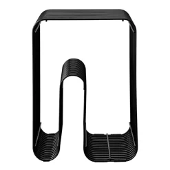 Tabouret Curva, noir