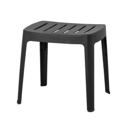 Tabouret Cut, Black, aluminium
