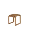 Tabouret Cutter, Teck