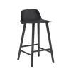 Tabouret de bar 65 cm Nerd, noir
