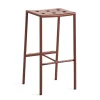 Tabouret de bar Balcony haut 75 cm, Iron red
