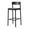 Tabouret de bar Betty TK17 Bar Chair 75 cm, Fuse 0351-frêne laqué noir