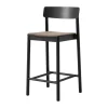 Tabouret de bar Betty TK14 Counter Chair 65 cm, Fuse 0351-frêne laqué noir