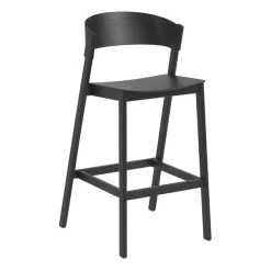 Tabouret de bar Cover, Noir