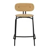 Tabouret de bar Curious 65 cm, Oak-black