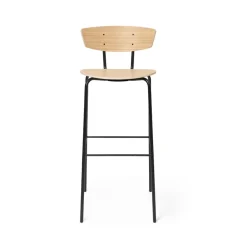 Tabouret de bar Herman, oak white oiled