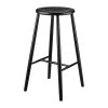 Tabouret de bar J27B, Beech black painted