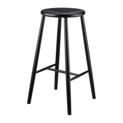 Tabouret de bar J27B, Beech black painted