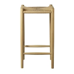 Tabouret de bar J164C Counter Squared, Oak nature lacquered