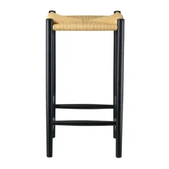 Tabouret de bar J164C Counter Squared, Oak black painted-nature