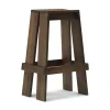 Tabouret de bar Let 75 cm, Brown Stained Ash