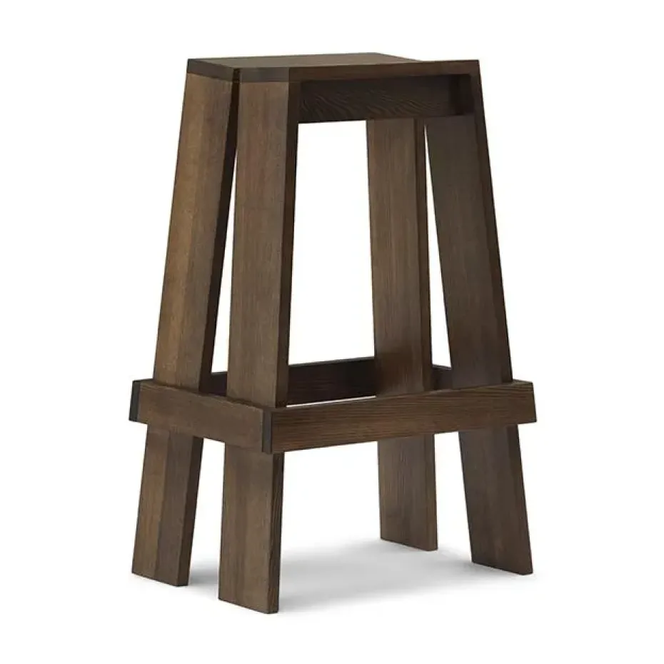 Tabouret de bar Let 75 cm, Brown Stained Ash