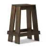 Tabouret de bar Let 65 cm, Brown Stained Ash
