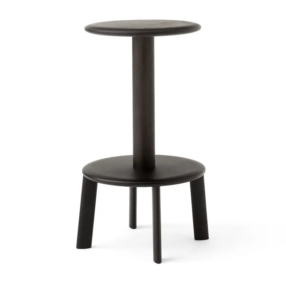 Tabouret de bar Massif AV39, Dark stained oak-warm