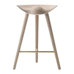 Tabouret de bar ML42 69 cm, Chêne-acier