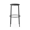 Tabouret de bar, Noir-noir, 78 cm