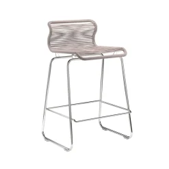 Tabouret de bar Panton One kitchen, carmen, acier inoxydable