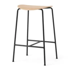 Tabouret de bar Pavilion AV37 68 cm, Black-lacquered oak
