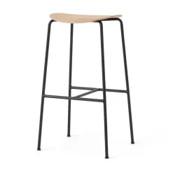 Tabouret de bar Pavilion AV38 79 cm, Black-lacquered oak