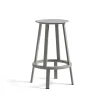 Tabouret de bar Revolver, Sky grey, low