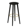Tabouret de bar The Socialite 77,7 cm, Black oak