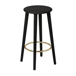 Tabouret de bar The Socialite Counter 67,5 cm, Black oak