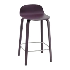 Tabouret de bar Visu 65 cm, Dark plum