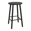 Tabouret de bar ZigZag 78 cm, Lasuré noir