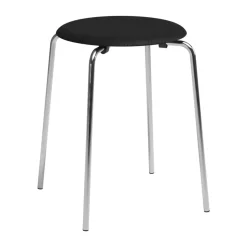 Tabouret Dot, Frêne noir-chrome