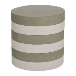 Tabouret empilable Iro, Olive-clay